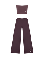 Load image into Gallery viewer, Aelia + Cornelia Cropped Tube and High Rise Pants Yoga Matching Set
