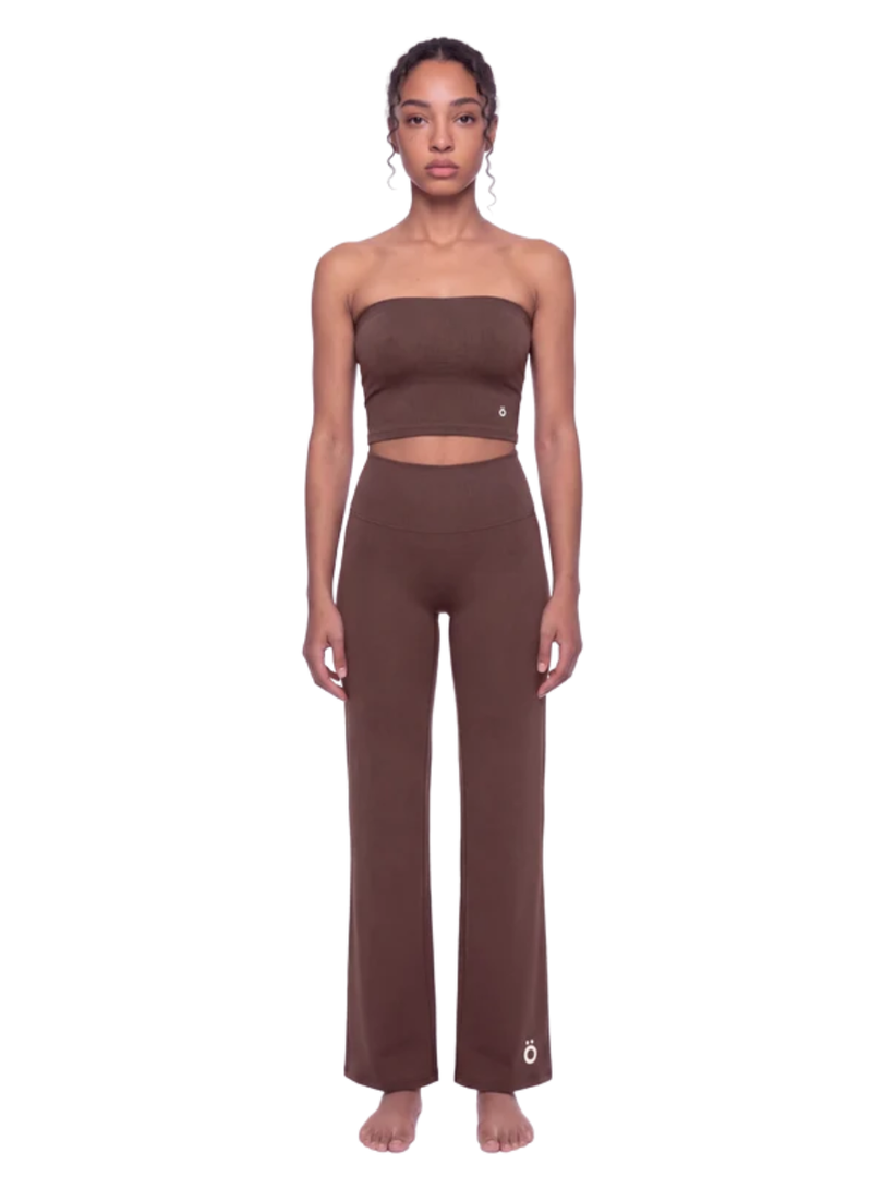 Aelia + Cornelia Cropped Tube and High Rise Pants Yoga Matching Set