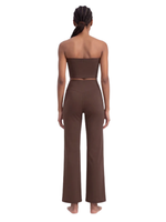 Load image into Gallery viewer, Aelia + Cornelia Cropped Tube and High Rise Pants Yoga Matching Set
