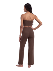 Aelia + Cornelia Cropped Tube and High Rise Pants Yoga Matching Set