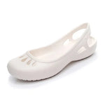 Load image into Gallery viewer, Women's Sandals Waterproof Jelly Flat Cut-Out Slide Design
