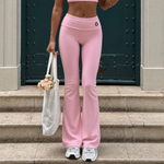 Load image into Gallery viewer, Lucilla High Rise Flared Yoga Pants - In Pink
