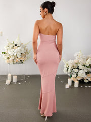 Mermaid Bodycon Maxi Tube Dress | Bridesmaid Dress