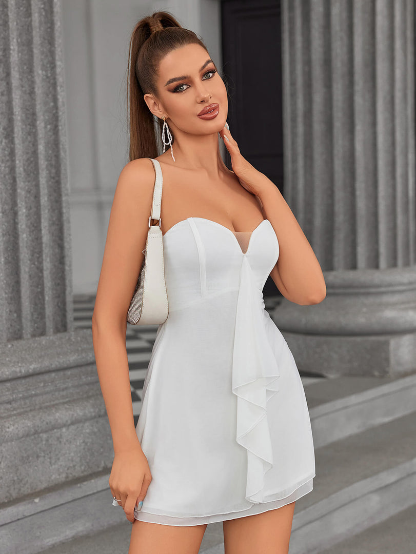 Mesh Tube Mini Dress | Homecoming Dress, Cocktail Dress