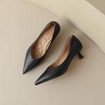 Load image into Gallery viewer, Women's Wedding Shoes Pointed Toe Kitten Heel Slip On Style
