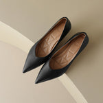 Load image into Gallery viewer, Women's Wedding Shoes Pointed Toe Kitten Heel Slip On Style
