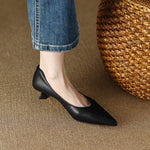 Load image into Gallery viewer, Women's Wedding Shoes Pointed Toe Kitten Heel Slip On Style
