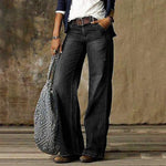 Load image into Gallery viewer, Women's High-Waisted Wide-Leg Jeans
