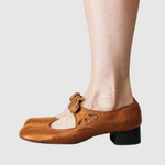 Load image into Gallery viewer, Women's Mary Jane Shoes Buckle Strap Round Toe Block Heel Style
