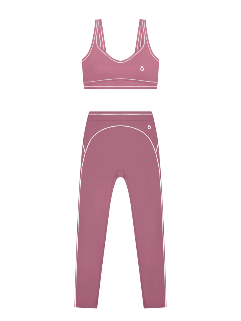 Servilia + Fausta Topstitching Matching Yoga Set