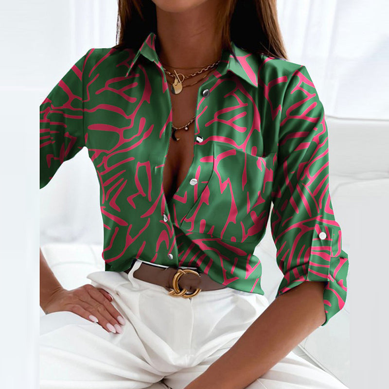 Eva - Classic Collared Blouse