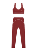 Load image into Gallery viewer, Servilia + Fausta Topstitching Matching Yoga Set
