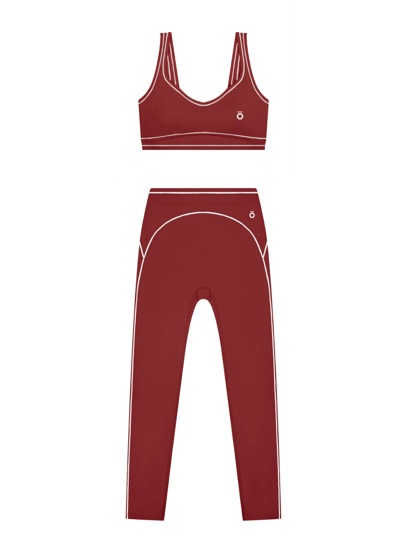 Servilia + Fausta Topstitching Matching Yoga Set