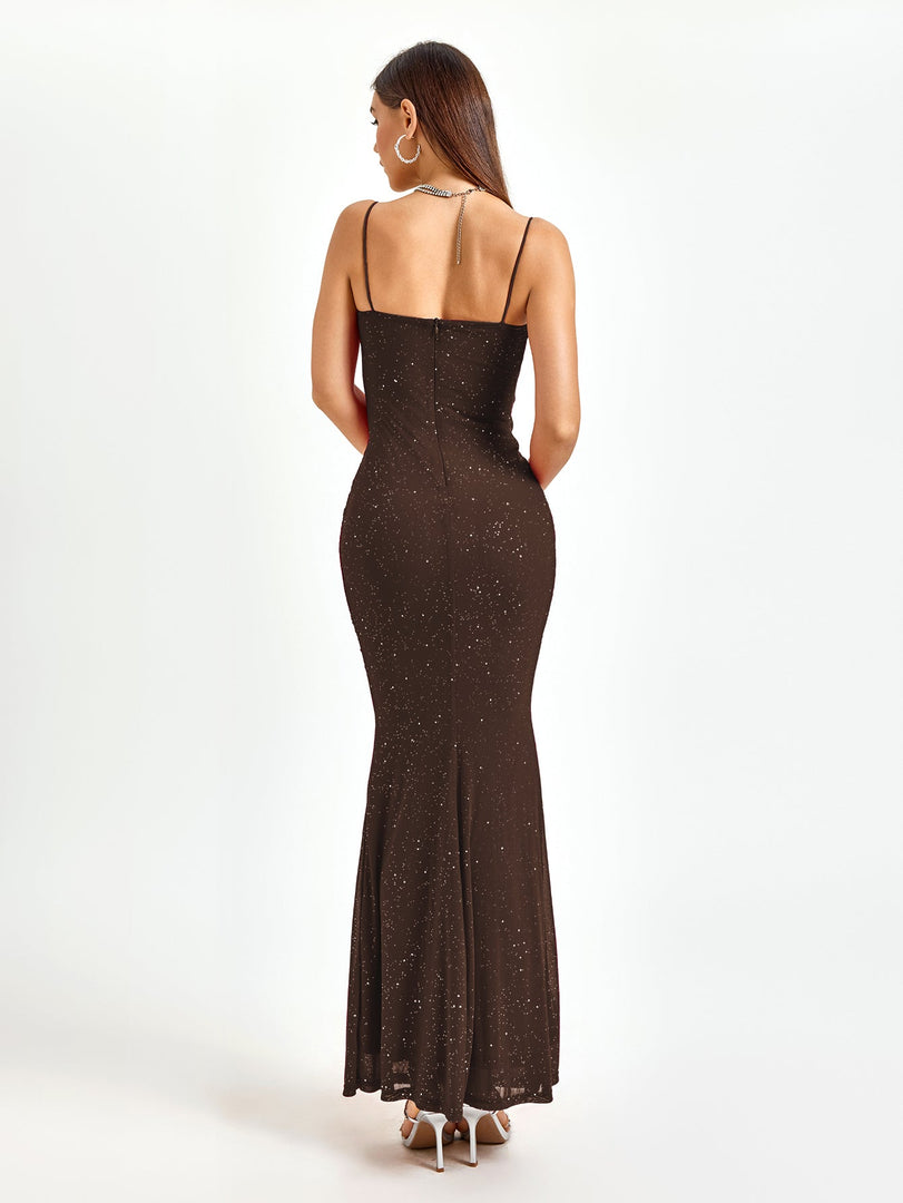 Rhinestone Beaded Bustier Mermaid Bodycon Dress | Cocktail Dress