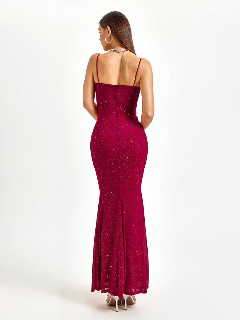 Rhinestone Beaded Bustier Mermaid Bodycon Dress | Cocktail Dress