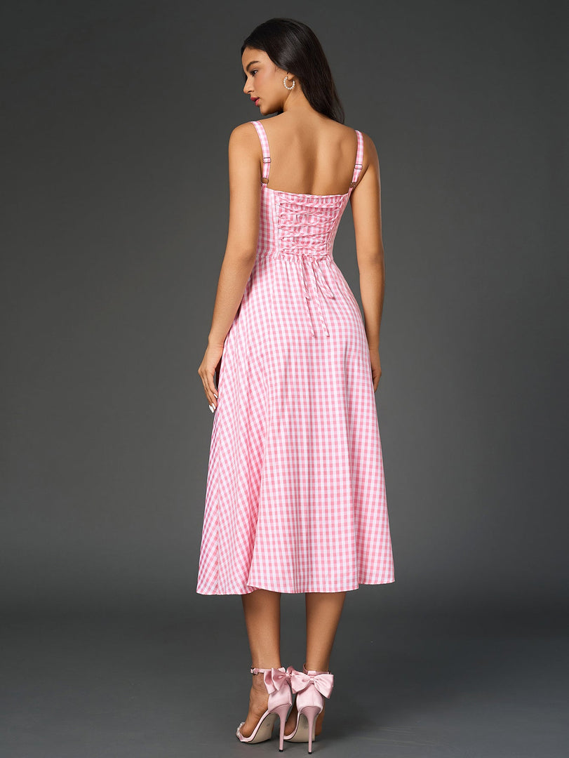 Ruched Bust Split Thigh Cami Dress | Vacation Dress