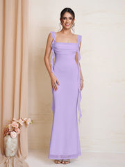 Ruffle Trim Ruched Bodycon Mesh Dress | Wedding Guest Dress