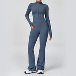 Load image into Gallery viewer, Zippered Contour Seamless Yoga Jump Suit Performance
