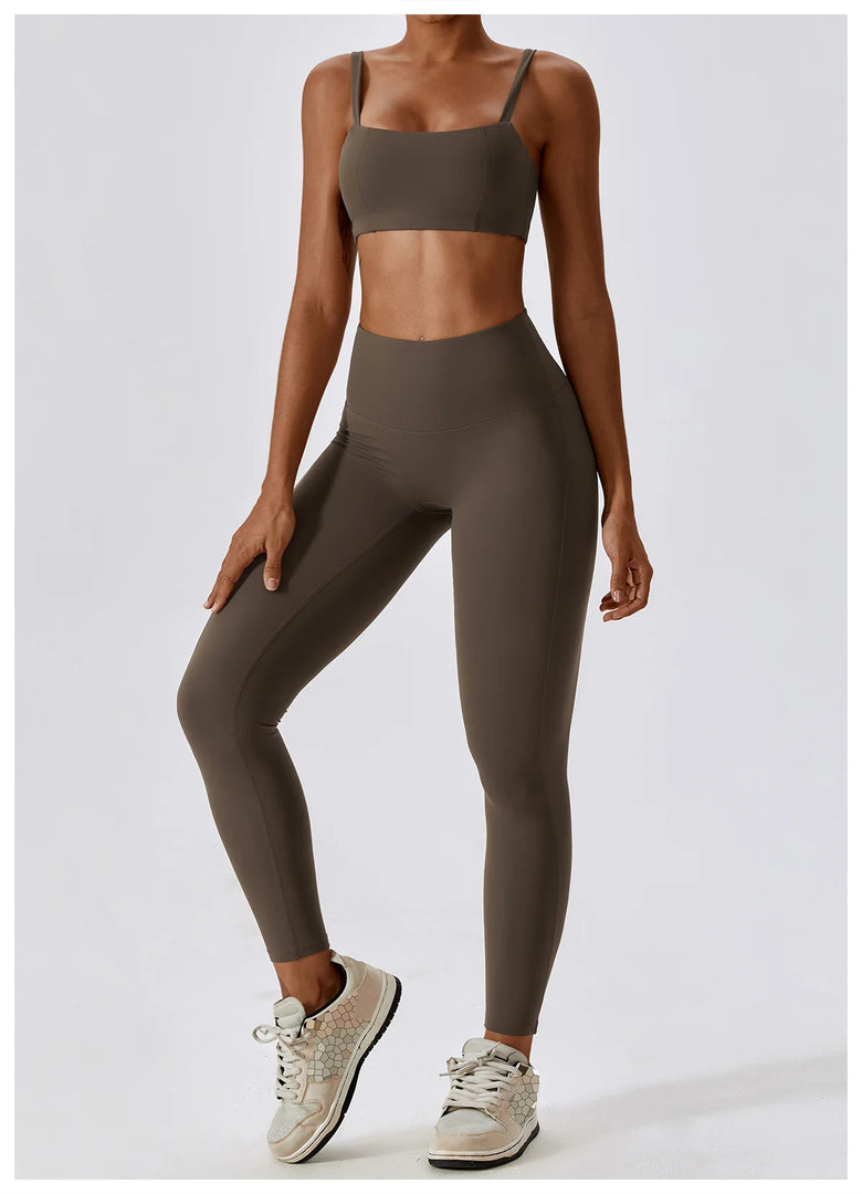 Seamless High Waist Contour Yoga Leggings Performance