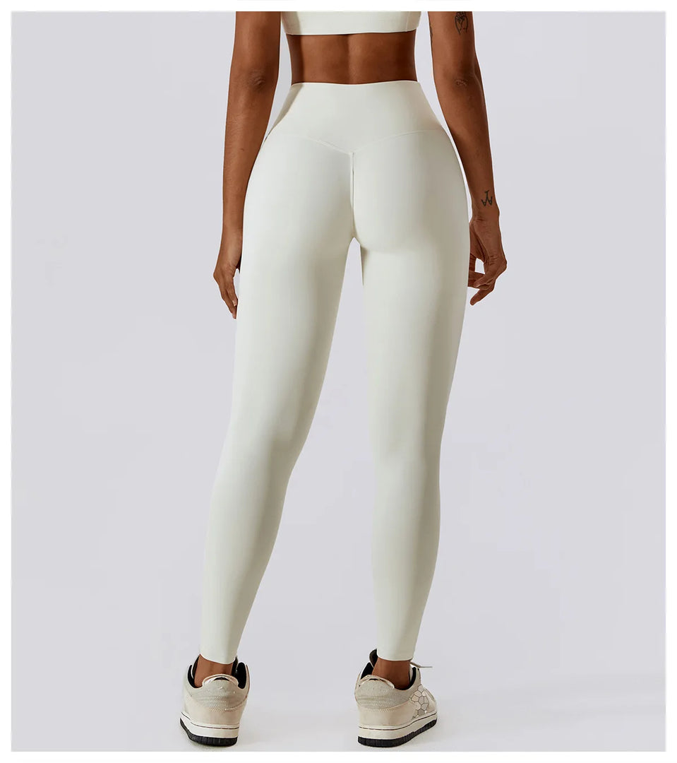 Seamless High Waist Contour Yoga Leggings Performance