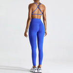 Load image into Gallery viewer, Seamless Two Piece Contour Performance Leggings Set Nylon
