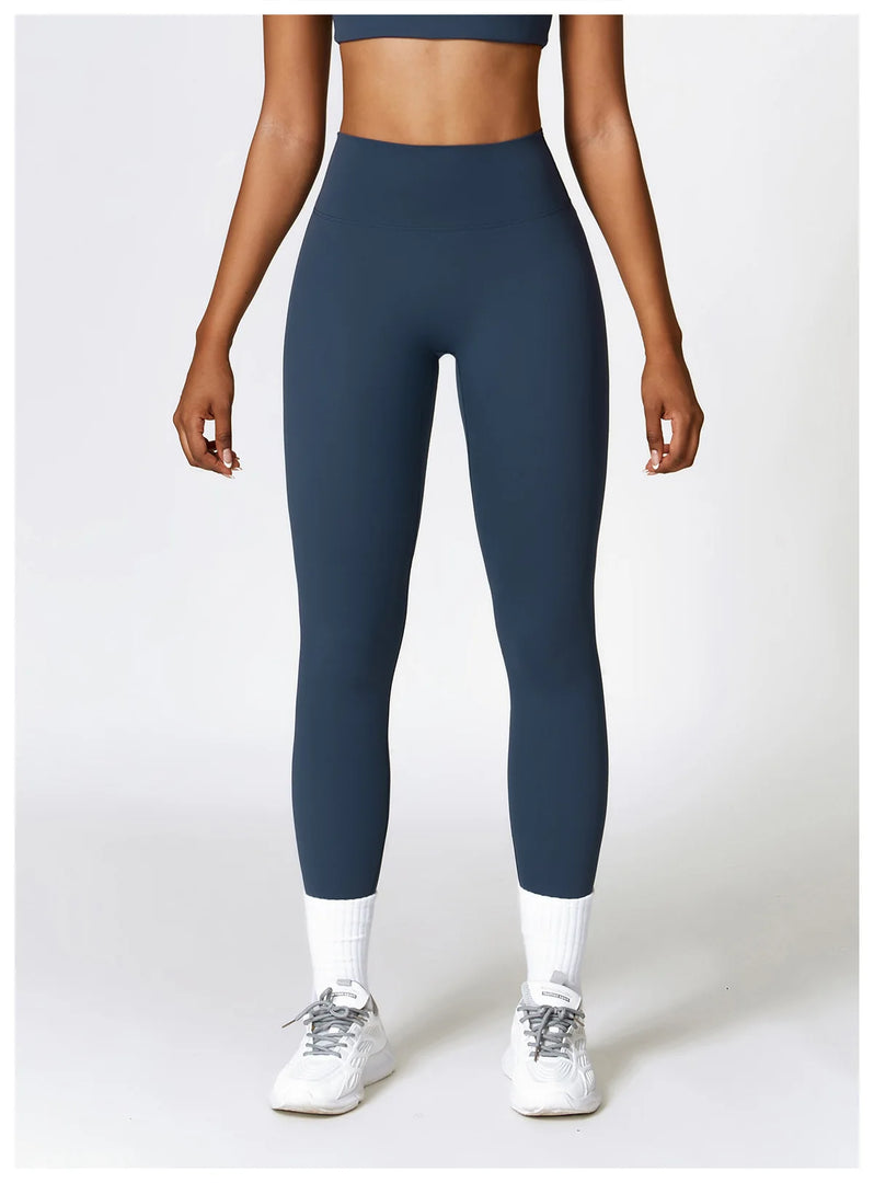 Seamless High Waist Contour Leggings For Performance