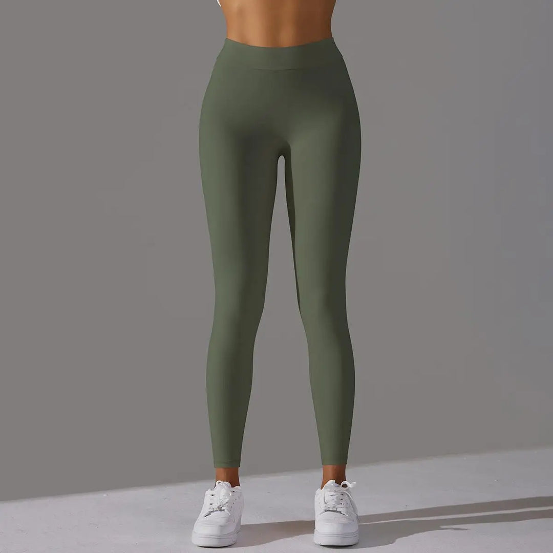 Seamless Contour High Waist Yoga Leggings Performance