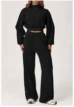 Load image into Gallery viewer, Luxurious 2 Piece Hooded Sweat Shirt Set Winter Wear Cotton
