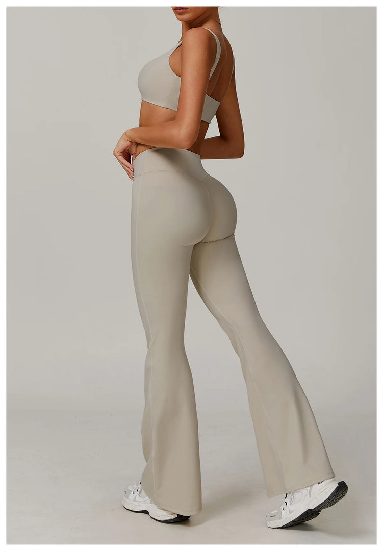 Contoured Performance Yoga Leggings With High Waist