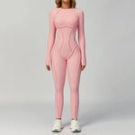 Load image into Gallery viewer, Seamless Contour Yoga Tracksuit Set Performance Wear
