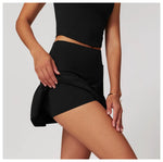 Load image into Gallery viewer, High Waist Contour Skirt Short Culotte Breathable Nylon
