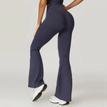Load image into Gallery viewer, Seamless Flared Bell Bottoms Yoga Leggings High Waist
