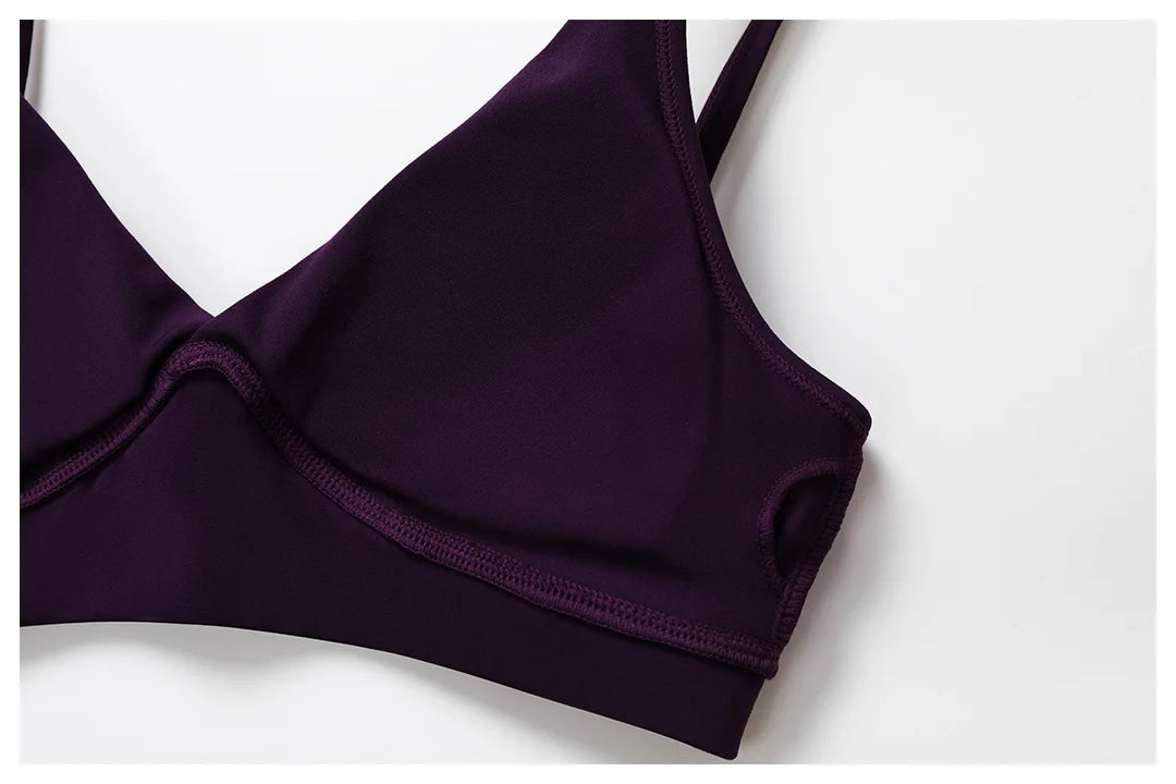 Breathable Padded Shockproof Contour Supportive Sports Bra