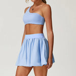 Load image into Gallery viewer, Two Piece Yoga Set Contoured Ribbed Performance Wear
