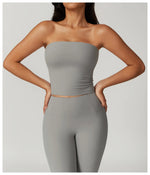Load image into Gallery viewer, Sculpted Strapless Yoga Vest Contoured Support Brassiere
