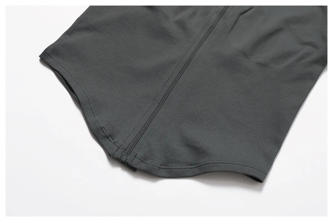 Zippered Performance Long-Sleeve Top Moisture-Wicking