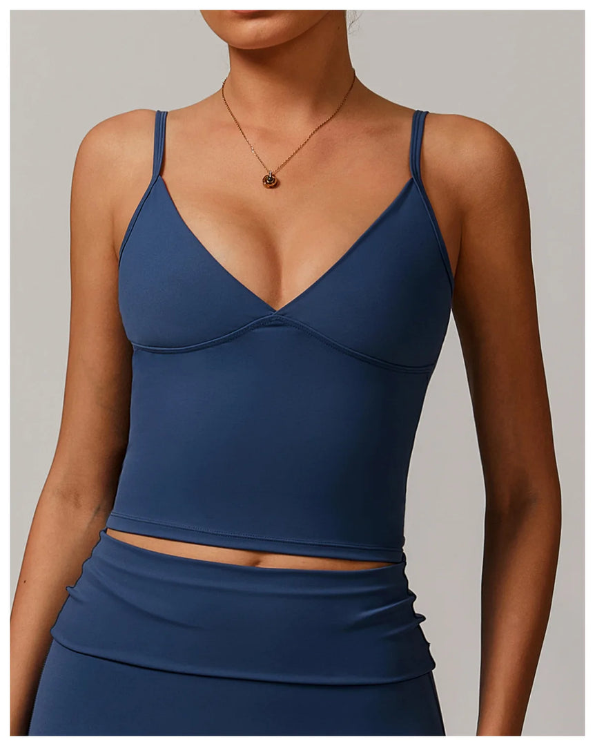 Quick-Dry Yoga Sports Bra High-Impact Training