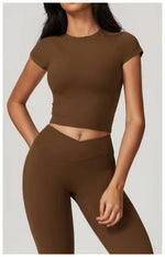 Load image into Gallery viewer, Breathable Seamless Studio Tee Nylon Knit For Running
