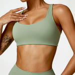 Load image into Gallery viewer, Contoured Padded Sling Seamless Sports Bra Quick Dry
