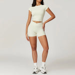 Load image into Gallery viewer, 2 Piece Contour Performance Leggings Set Nylon Blend
