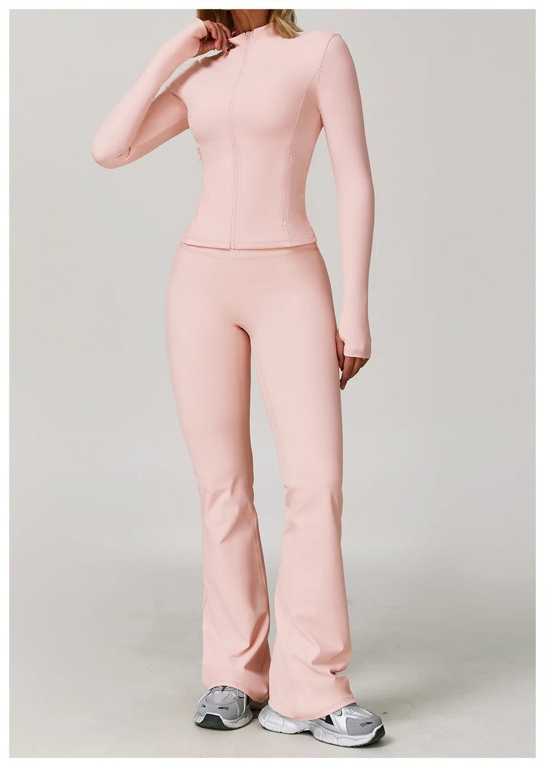 Two Piece Yoga Contour Signature Performance Activewear Set