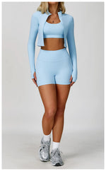 Load image into Gallery viewer, Three Piece Breathable Yoga Tracksuit Pro For Performance
