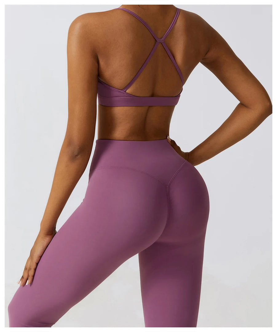 High Waist Contour Yoga Leggings Breathable Performance