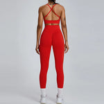 Load image into Gallery viewer, Seamless Performance Wear Set With High Waist Leggings
