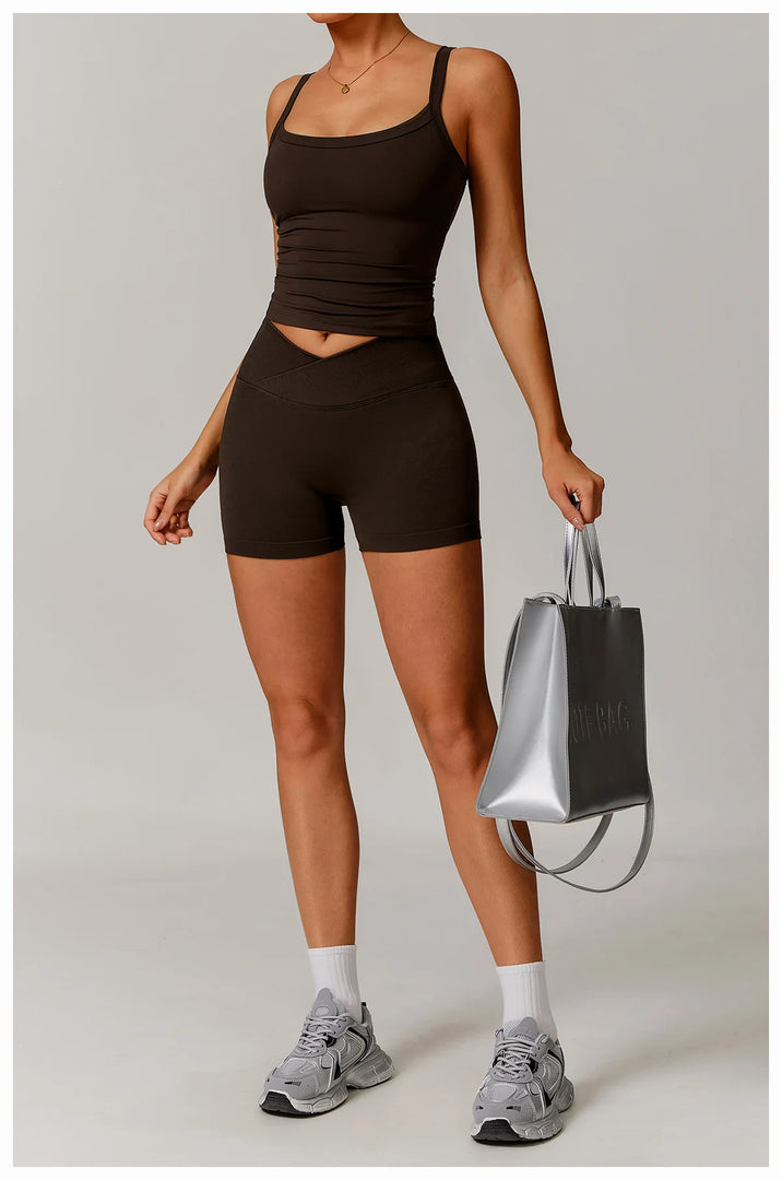 Seamless High Waist Studio Shorts Performance Luxe Elite