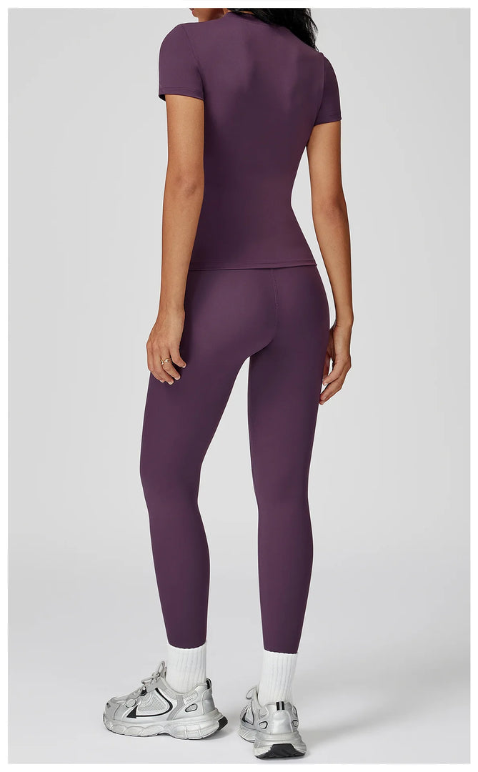 2 Piece Seamless Yoga Set Performance Leggings Luxe