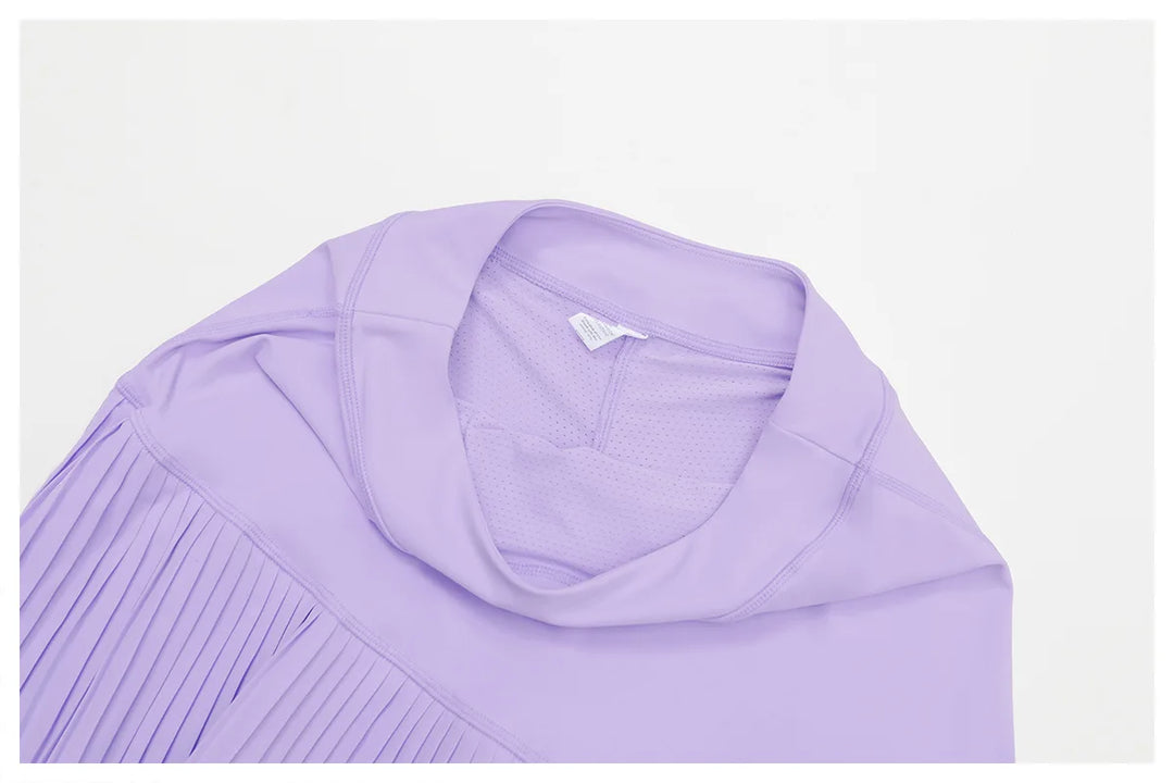 Elite Contoured Waist Pleated Tennis Skirt With Pockets