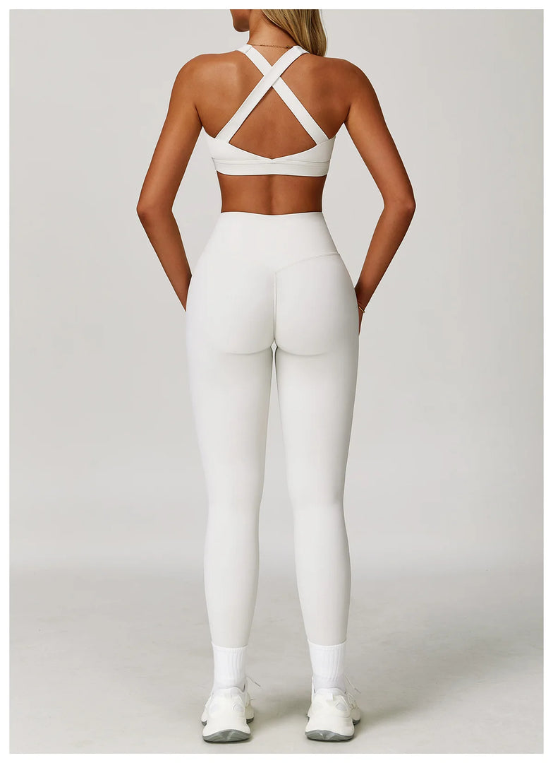 Two Piece Contour Tracksuit With Luxurious Leggings