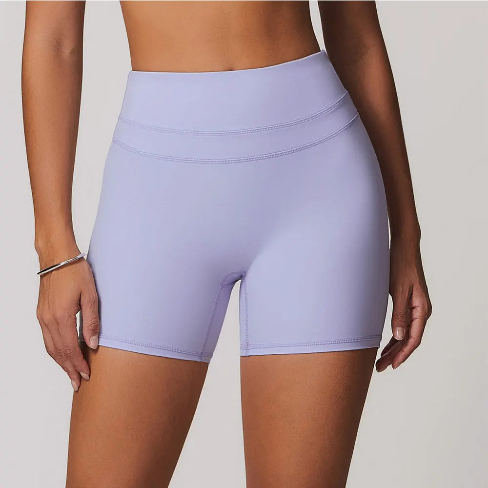 Luxurious Breathable High Waist Yoga Shorts For Running