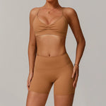 Load image into Gallery viewer, Seamless Contour Two Piece Yoga Set Luxe Performance Wear
